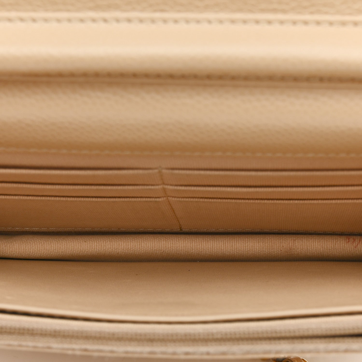Chanel Caviar Quilted Wallet On Chain WOC Beige