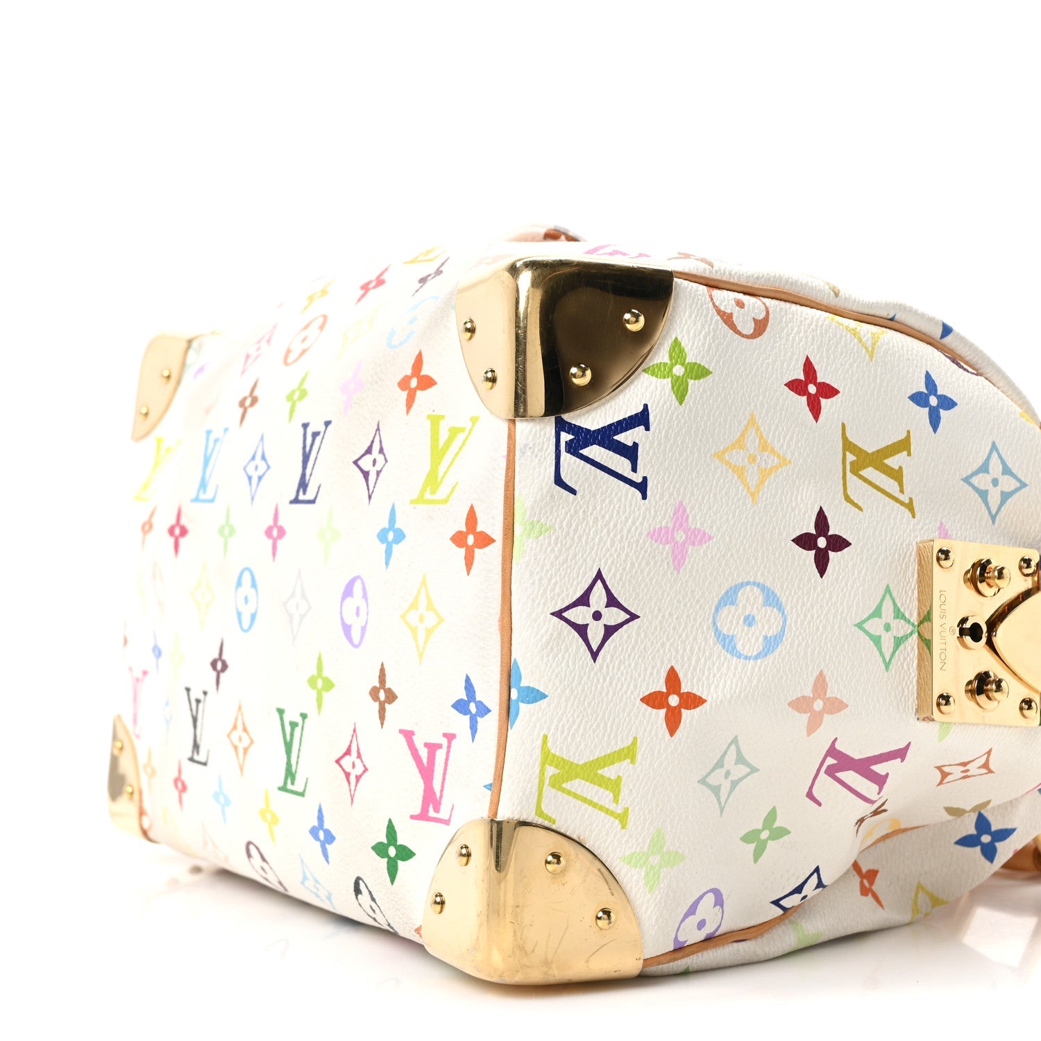 Louis Vuitton Monogram Multicolor Speedy 30 White