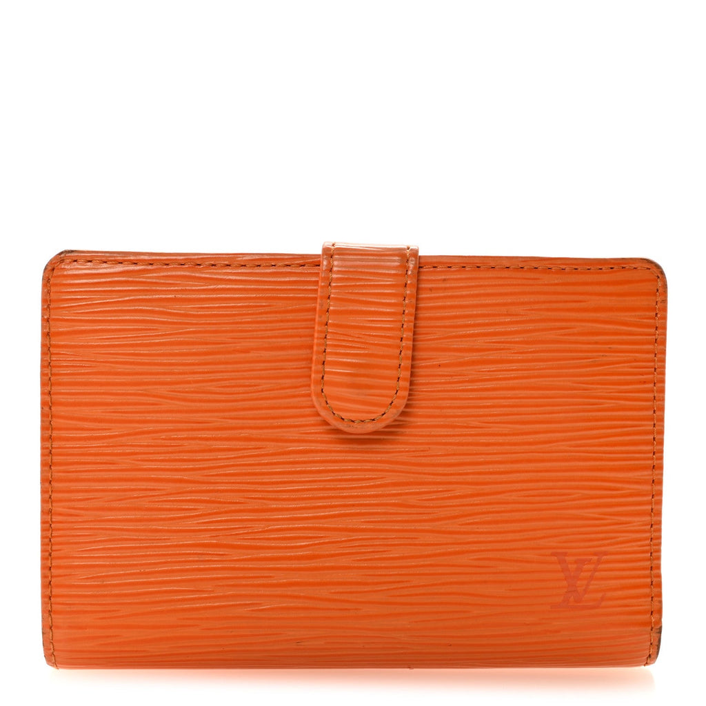 Louis Vuitton Epi French Purse Wallet Mandarin