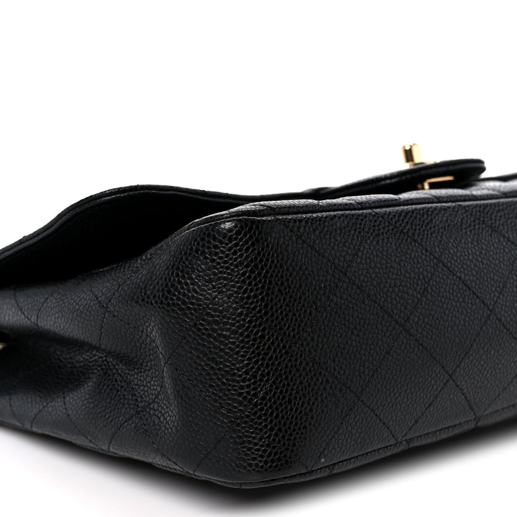 Chanel Caviar Quilted Jumbo Single Flap Black