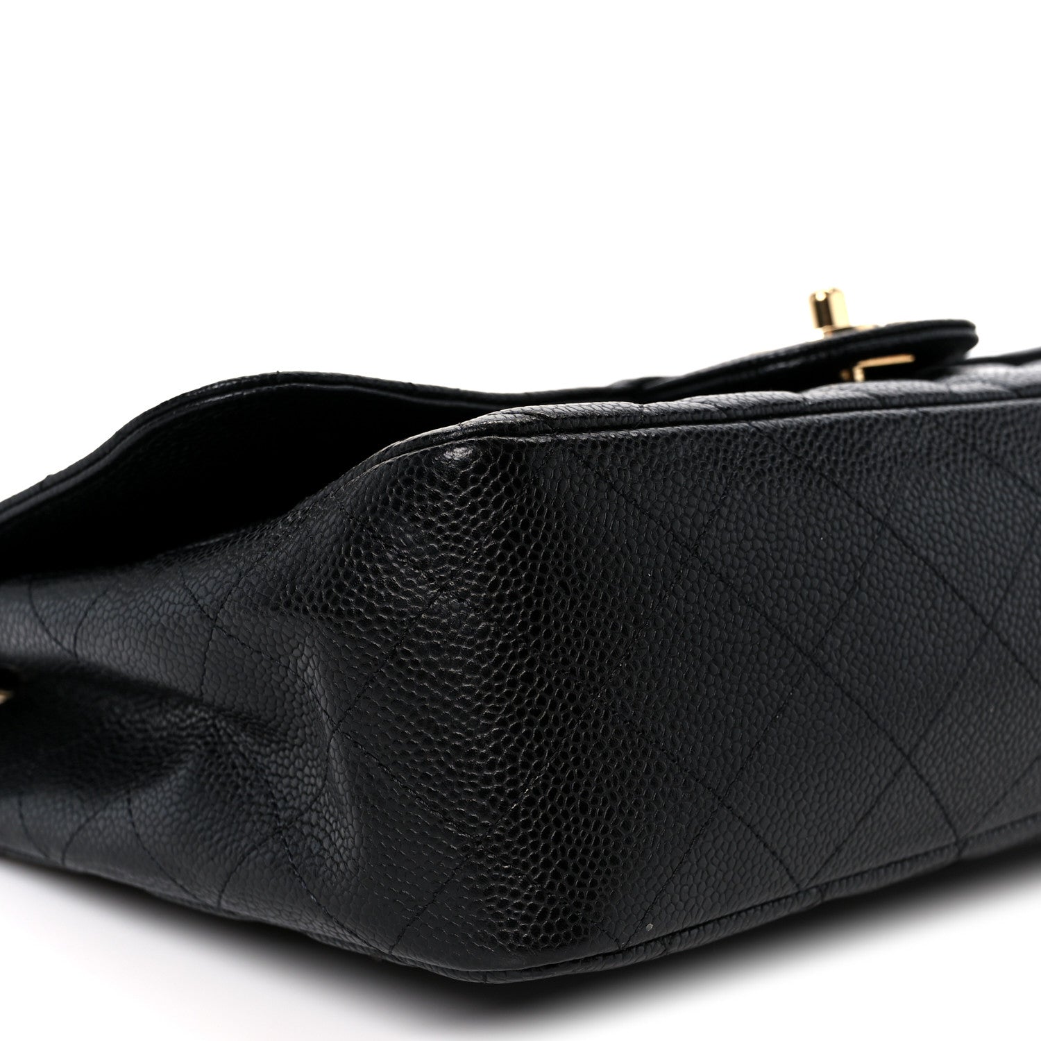 Chanel Caviar Quilted Jumbo Single Flap Black