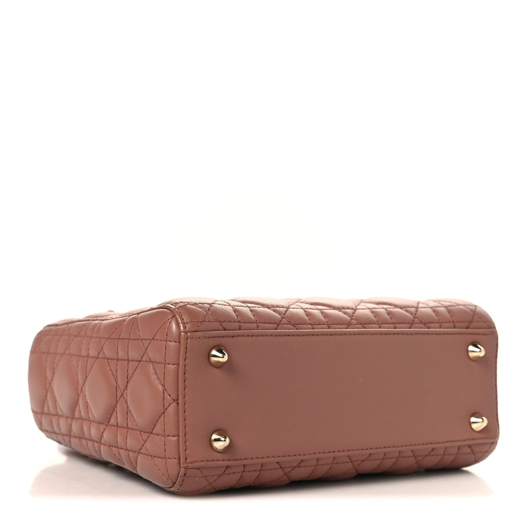 Christian Dior Lambskin Cannage Small My ABCDior Lady Dior Fard