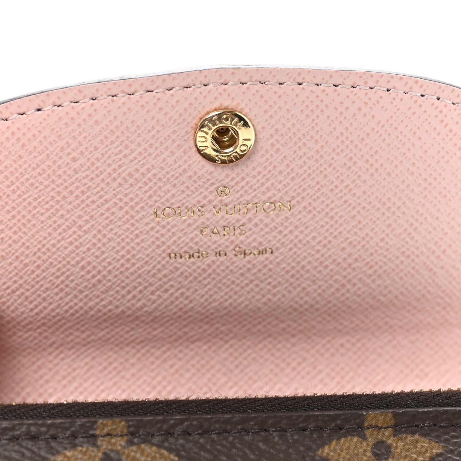 Louis Vuitton Monogram Rosalie Coin Purse Rose Ballerine
