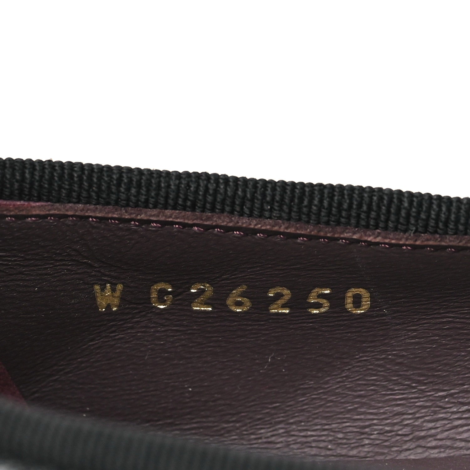 Aged Calfskin Quilted CC Cap Toe Ballerina Flats 35 Black