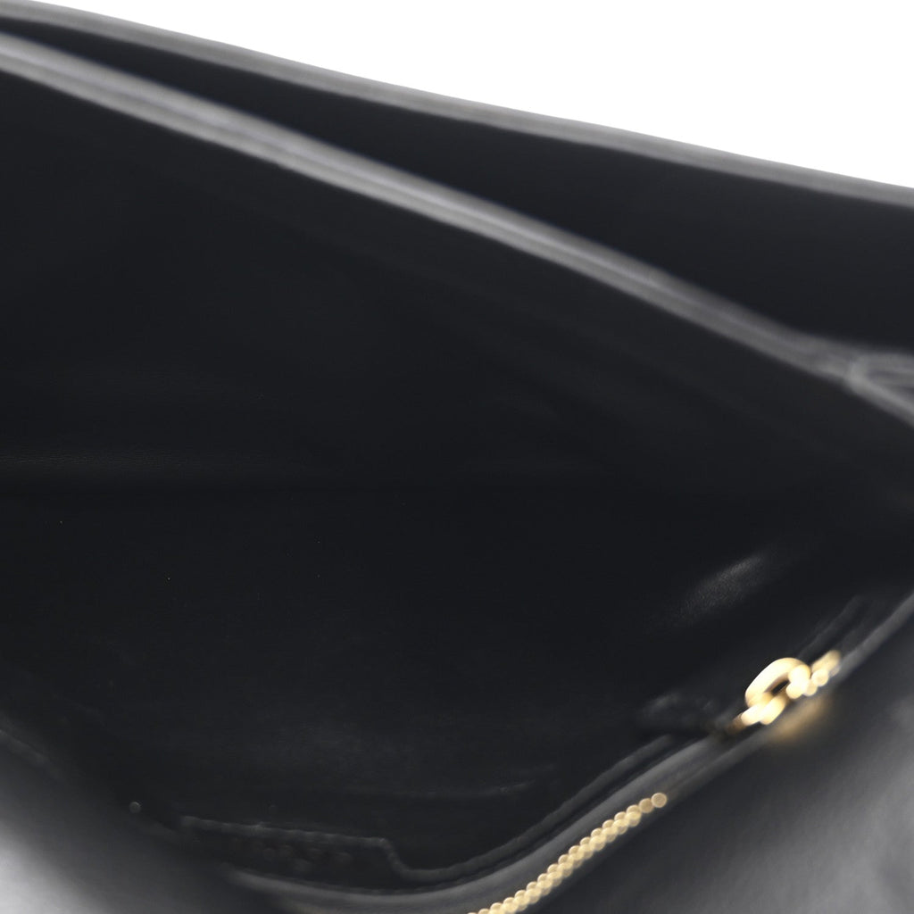 Gucci Roxy Calfskin Web Medium Studded Blondie Shoulder Flap Bag Black