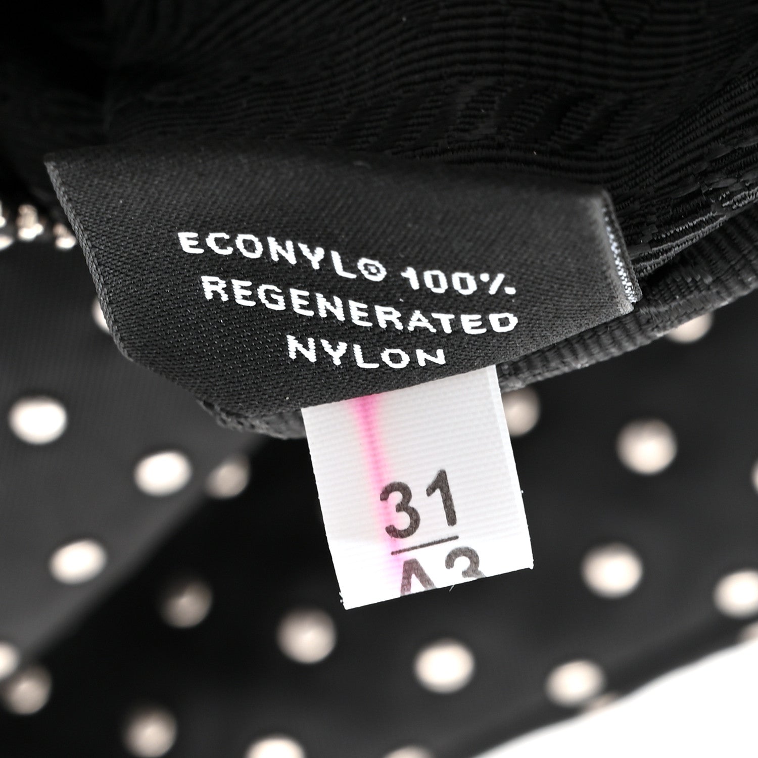 Prada Re-Nylon Vela Studs Mini Re-Edition 2000 Bag Black