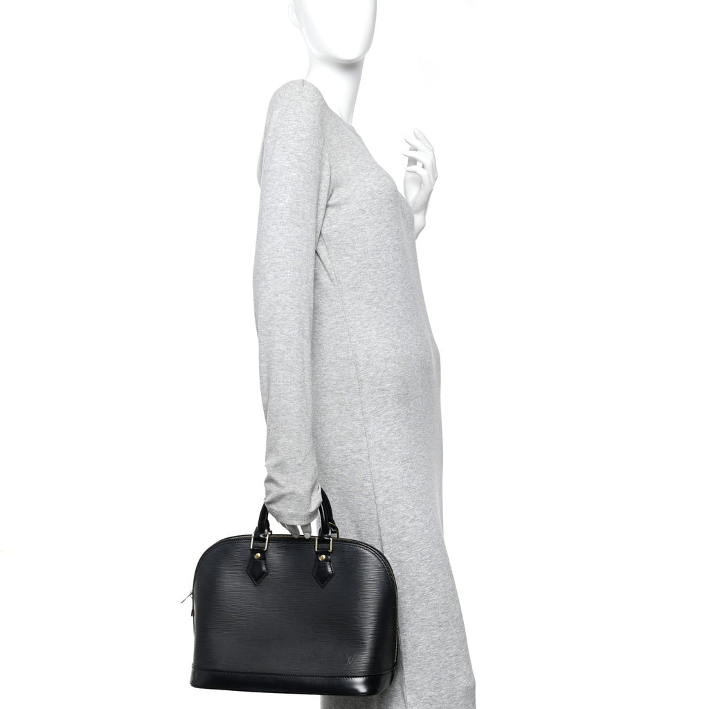 Louis Vuitton Epi Alma PM Black