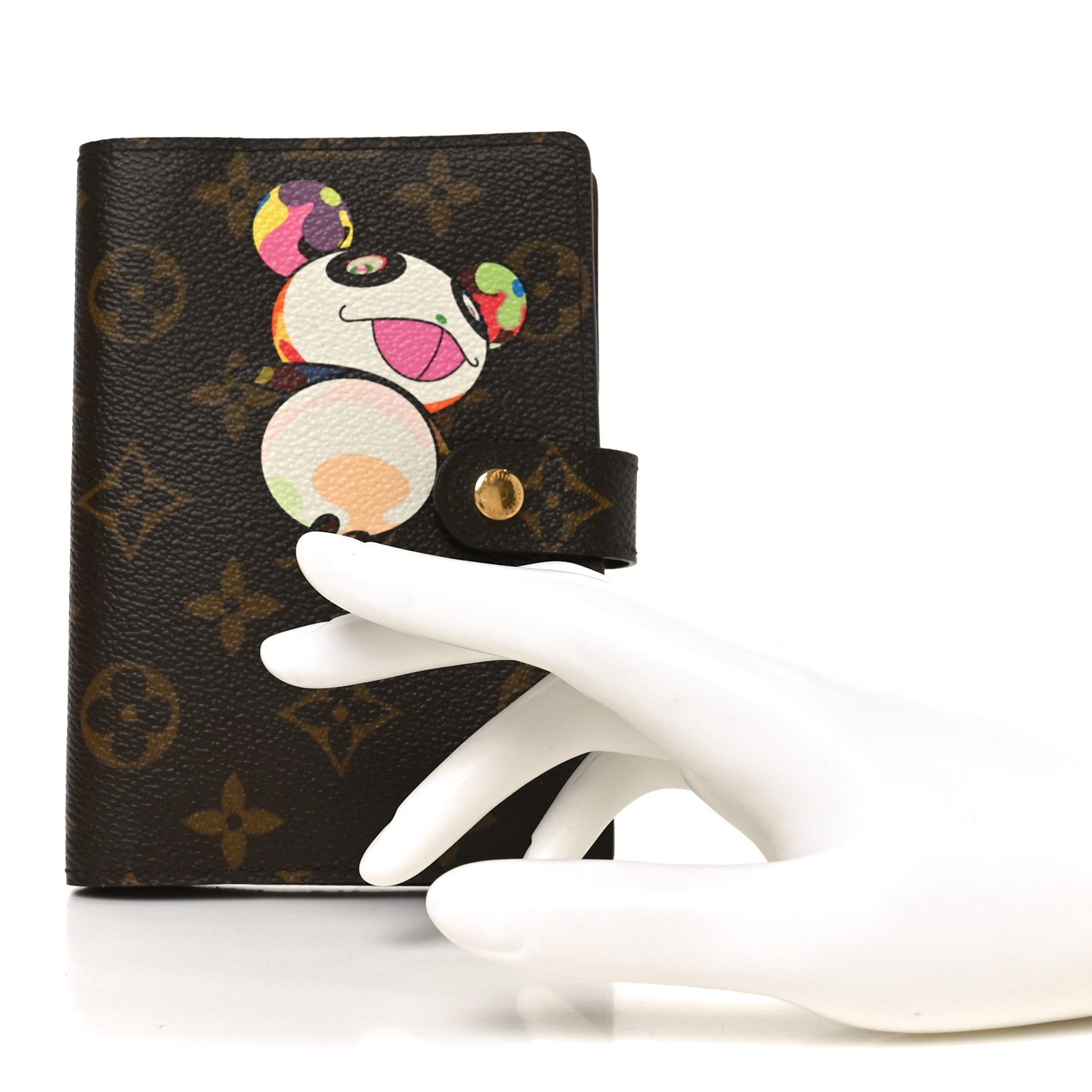 Louis Vuitton Monogram Panda Small Ring Agenda Cover