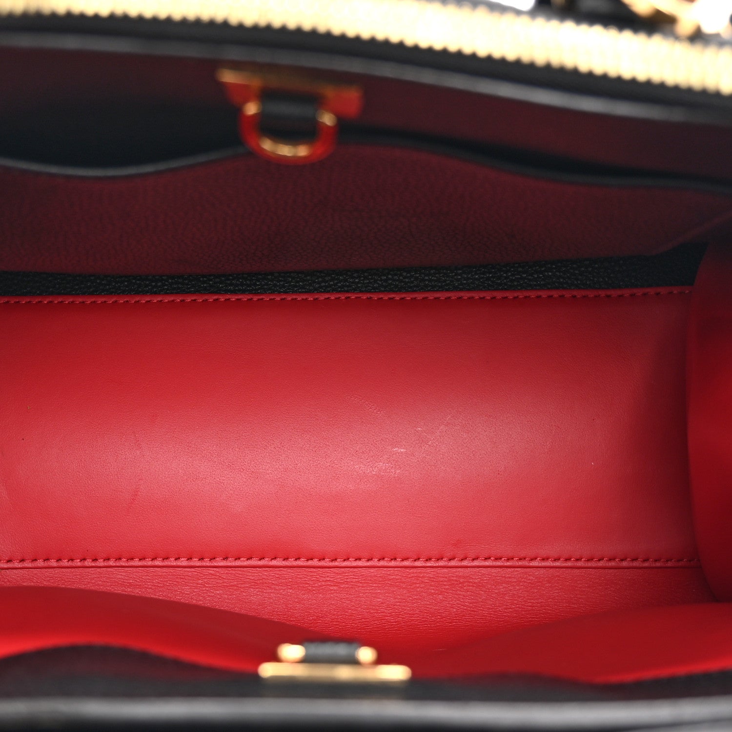 Louis Vuitton Taurillon City Steamer PM Black Rouge