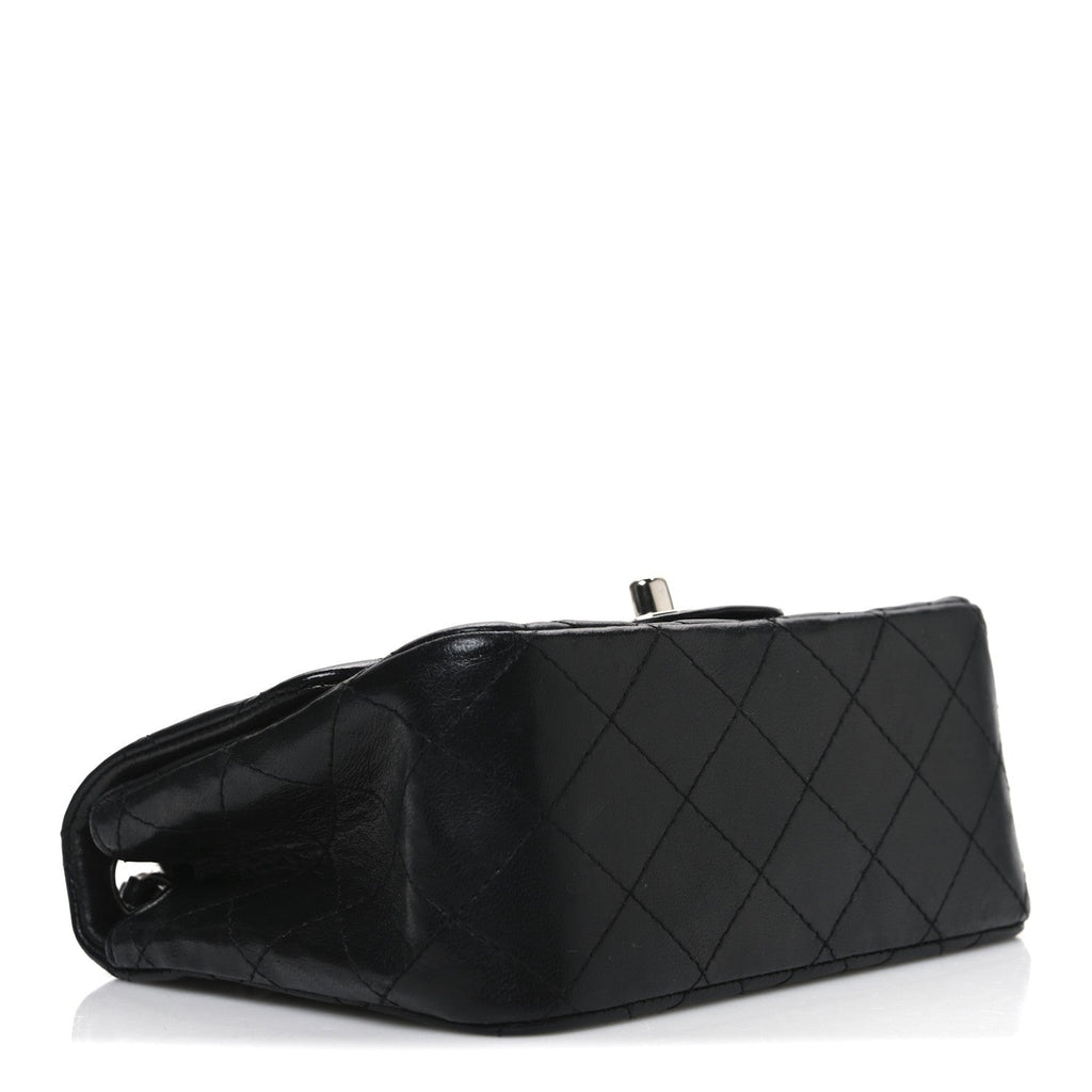 Chanel Lambskin Quilted Mini Square Flap Black