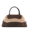 Christian Dior Pony Hair Calfskin Cadillac Tote Brown