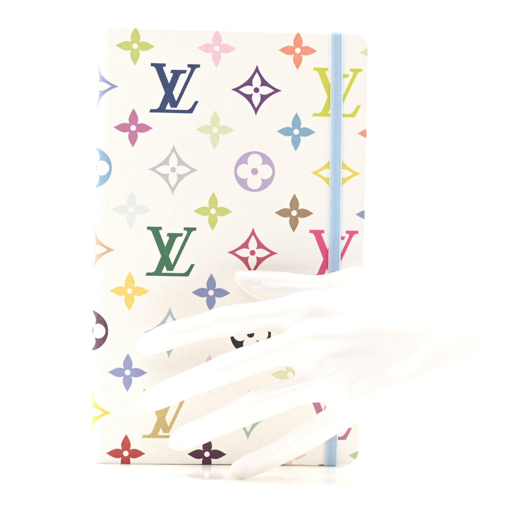 Louis Vuitton LV x TM Monogram Multicolor Jane Notebook MM White