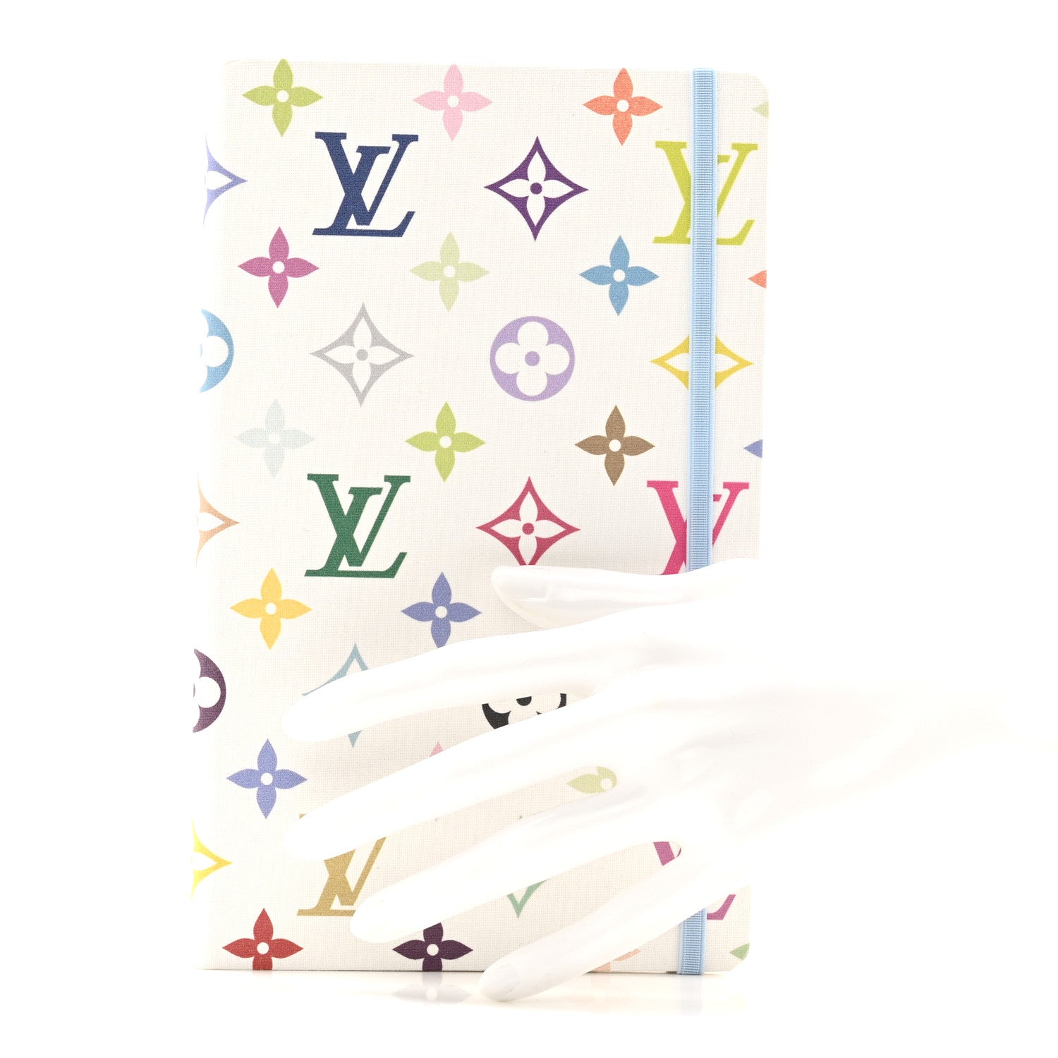 Louis Vuitton LV x TM Monogram Multicolor Jane Notebook MM White