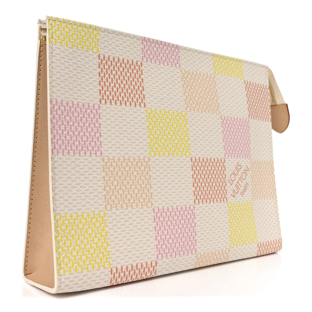 Louis Vuitton Damier Giant Toiletry Pouch   Peach