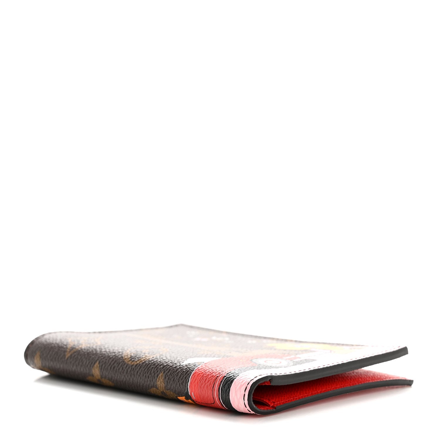 Louis Vuitton Monogram 2019 Christmas Animation Passport Cover Rouge