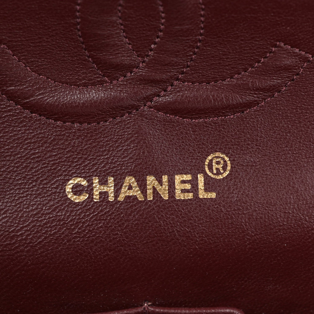 Chanel Lambskin Quilted Medium Double Flap Black