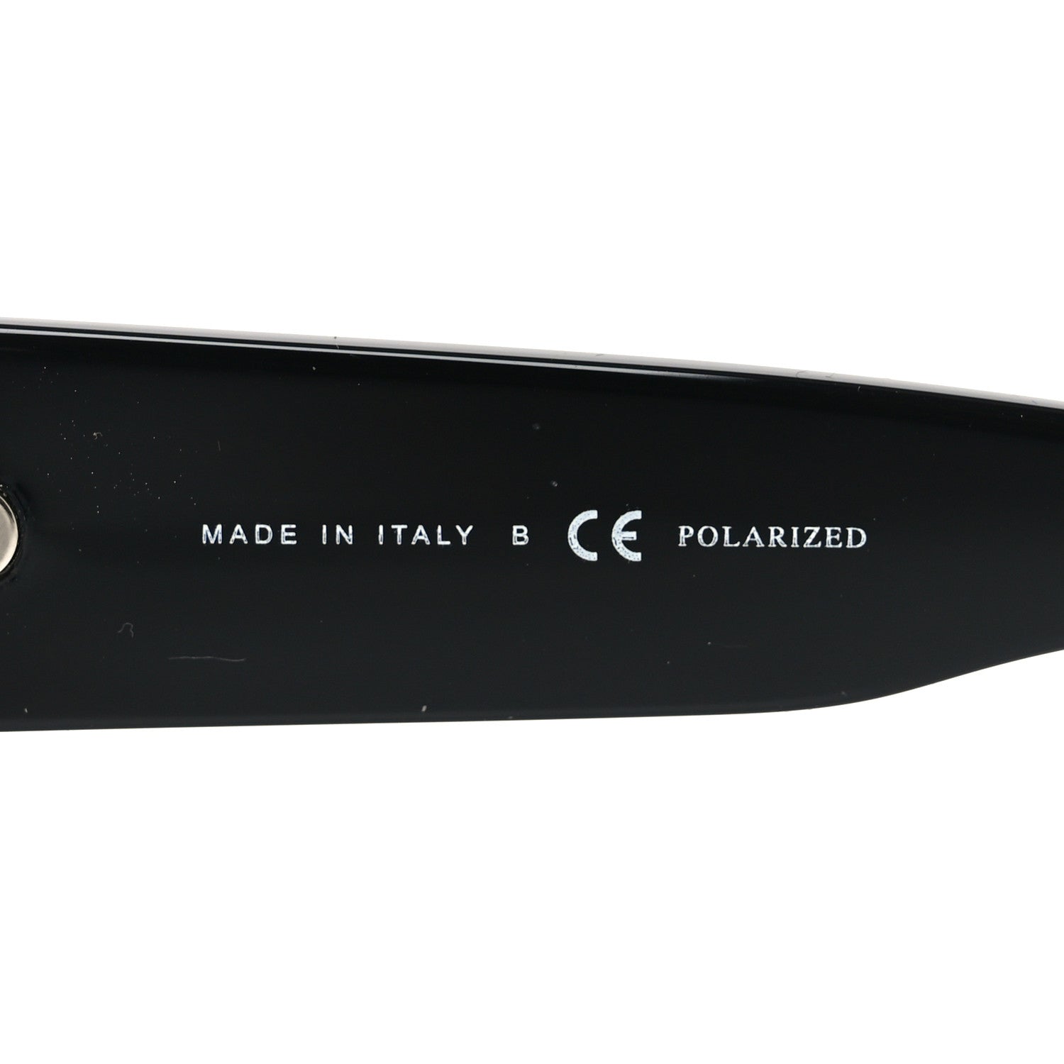 Acetate Polarized Round Sunglasses 5410-A Black