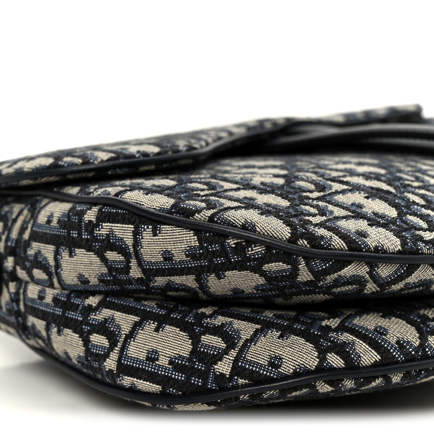 Christian Dior Oblique Saddle Bag Blue