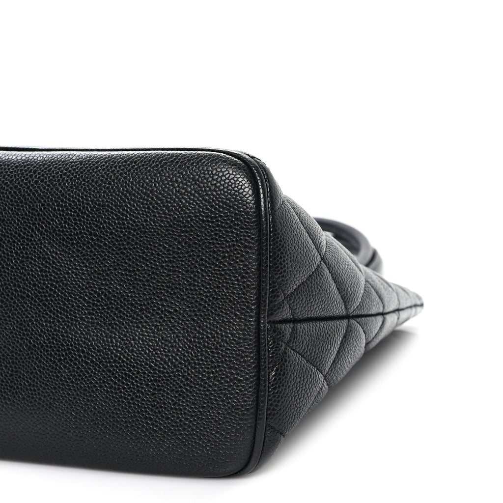 Chanel Caviar Quilted Medallion Tote Black