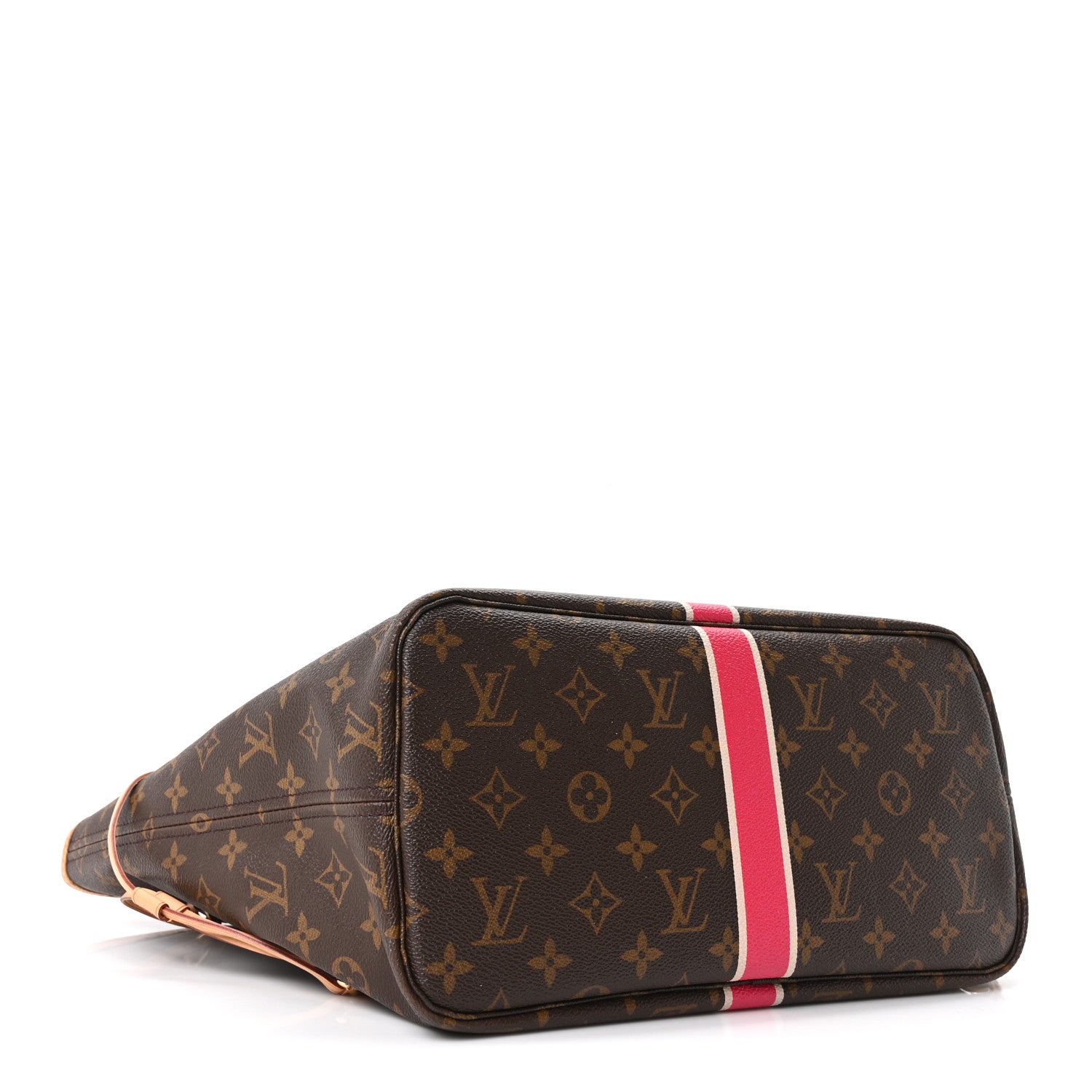 Louis Vuitton Monogram My LV Heritage Neverfull MM Fuchsia White