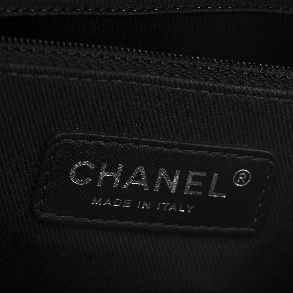 Chanel Caviar Quilted Medium CC Bucket Bag Beige