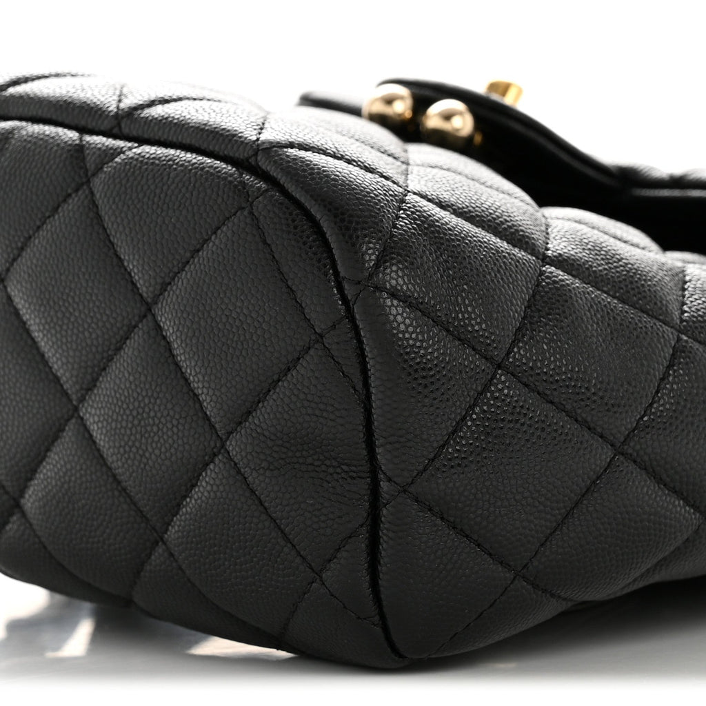 Chanel Caviar Quilted Mini Urban Spirit Backpack Black