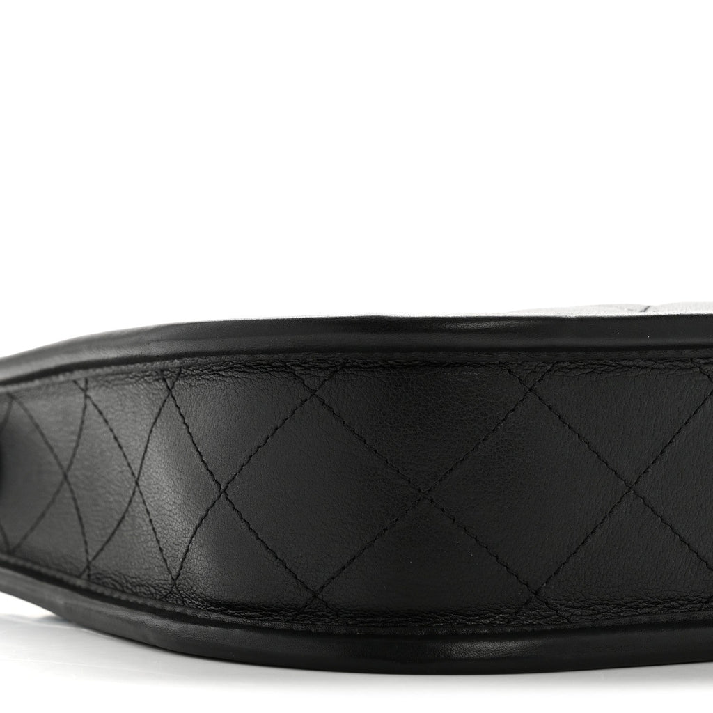Chanel Calfskin Quilted Hobo Black