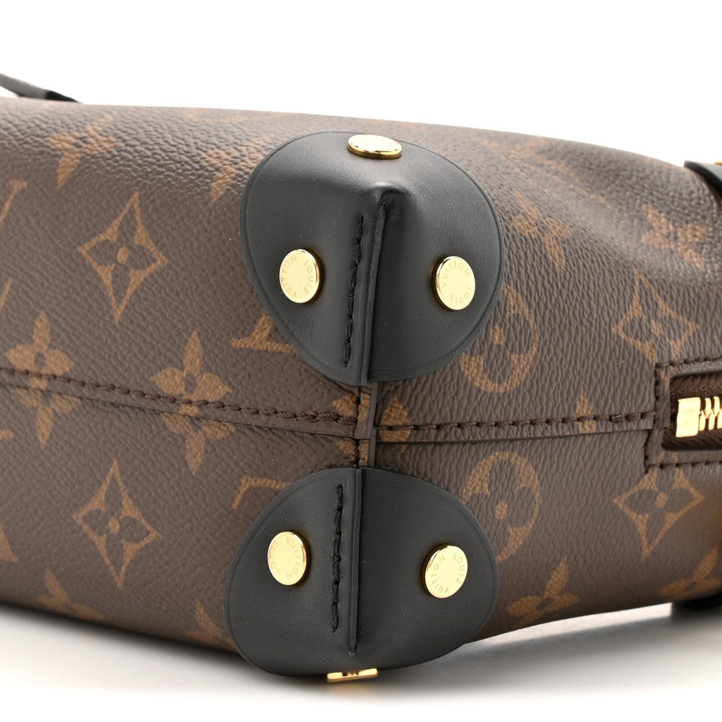 Louis Vuitton Monogram Petite Malle Souple Black