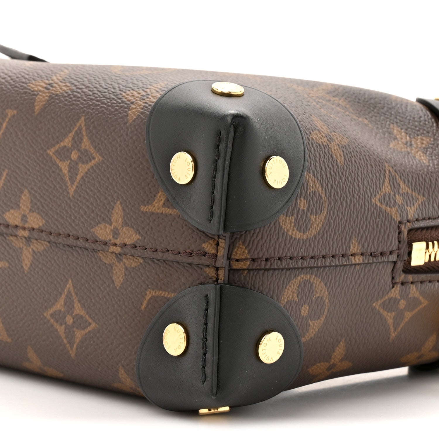 Louis Vuitton Monogram Petite Malle Souple Black