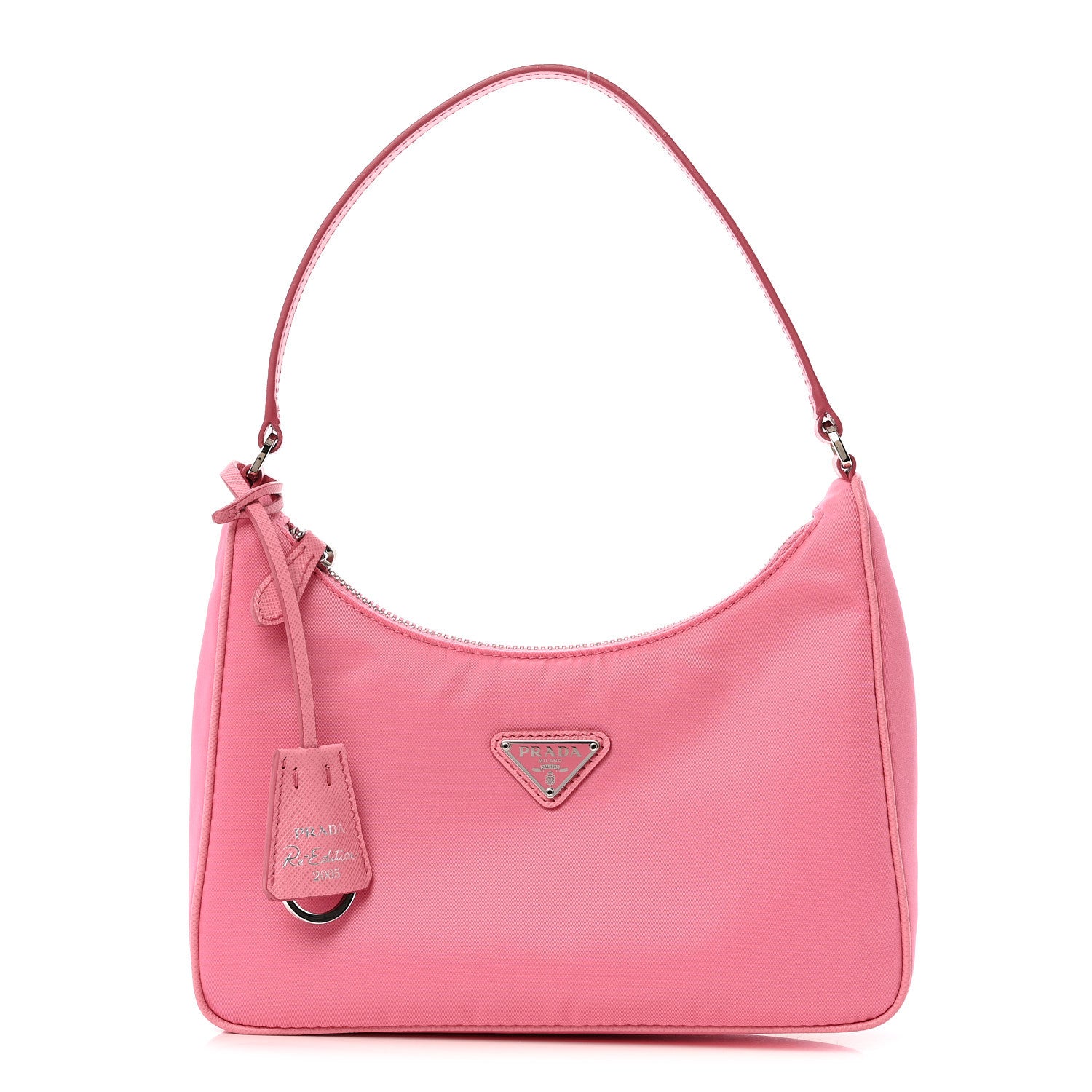 Prada Re-Nylon Saffiano Mini Re-Edition 2005 Bag Begonia
