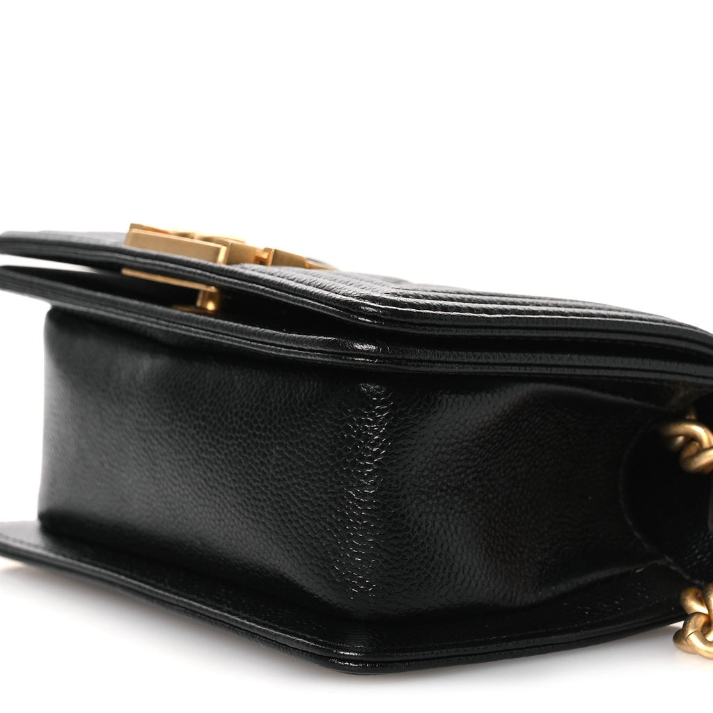 Chanel Caviar Quilted Mini Boy Flap Black