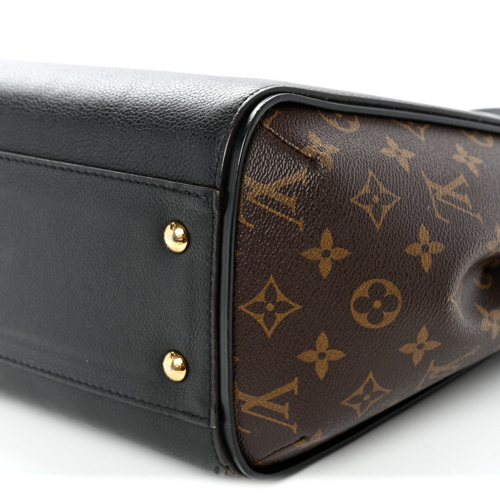 Louis Vuitton Calfskin Monogram Kimono Tote  Black