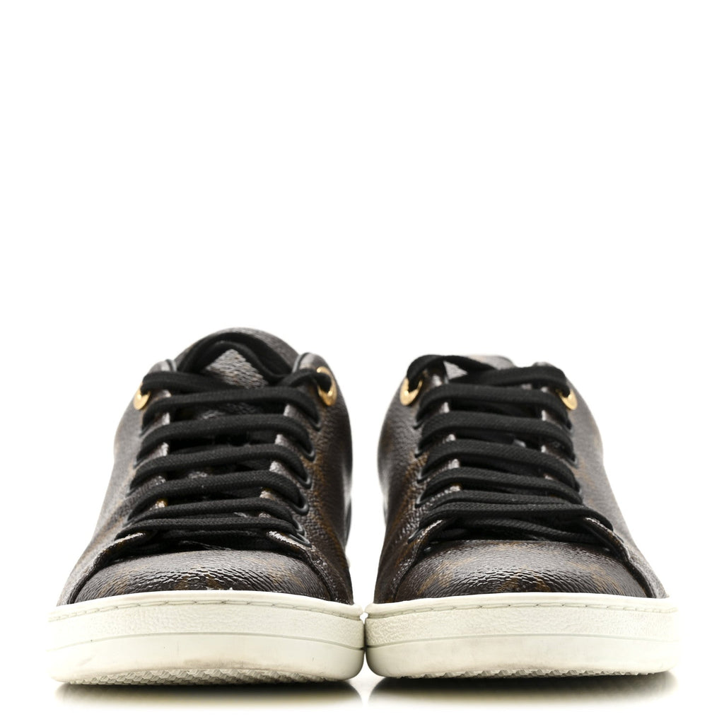 Louis Vuitton Patent Monogram Frontrow Sneakers 36.5
