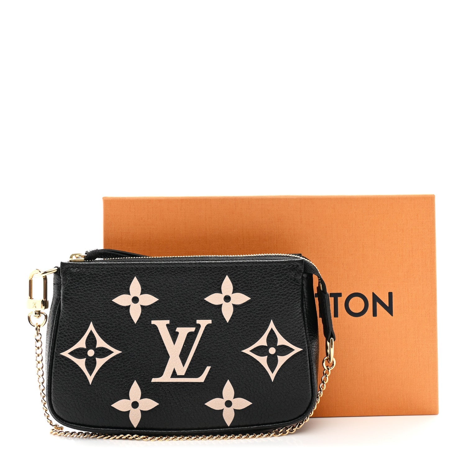 Louis Vuitton Empreinte Monogram Giant Mini Pochette Accessories Black