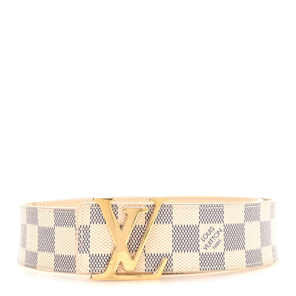 Louis Vuitton Damier Azur LV Initiales Belt 80 32