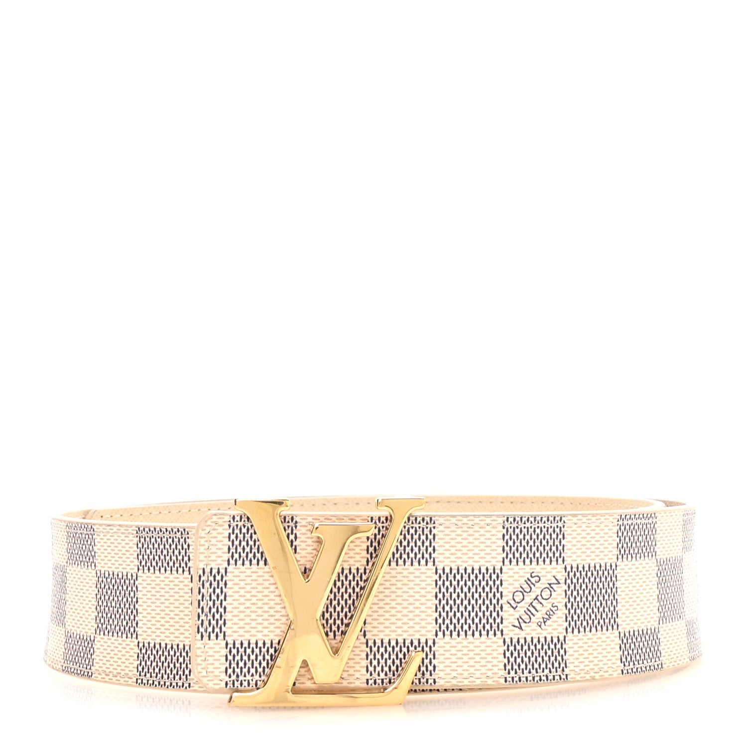 Louis Vuitton Damier Azur LV Initiales Belt 80 32