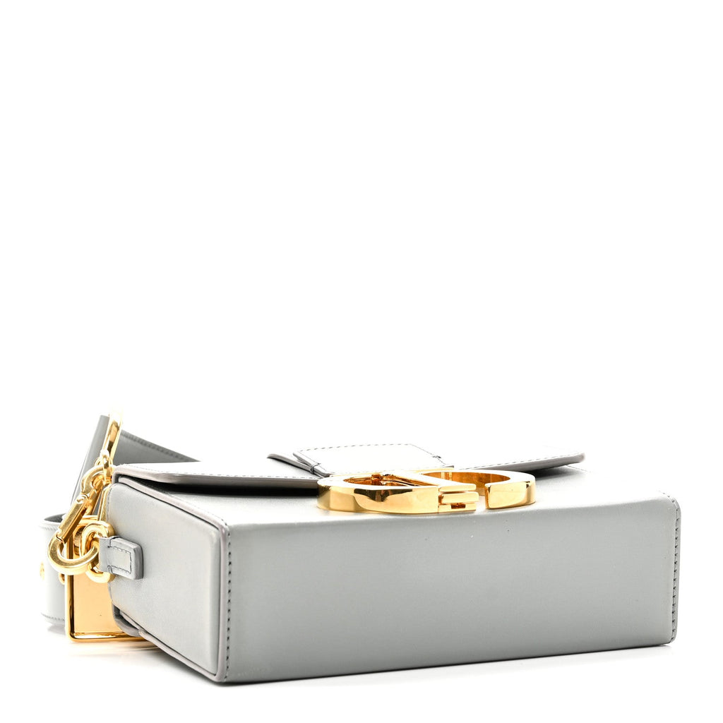 Christian Dior Box Calfskin 30 Montaigne Box Bag Stone Grey
