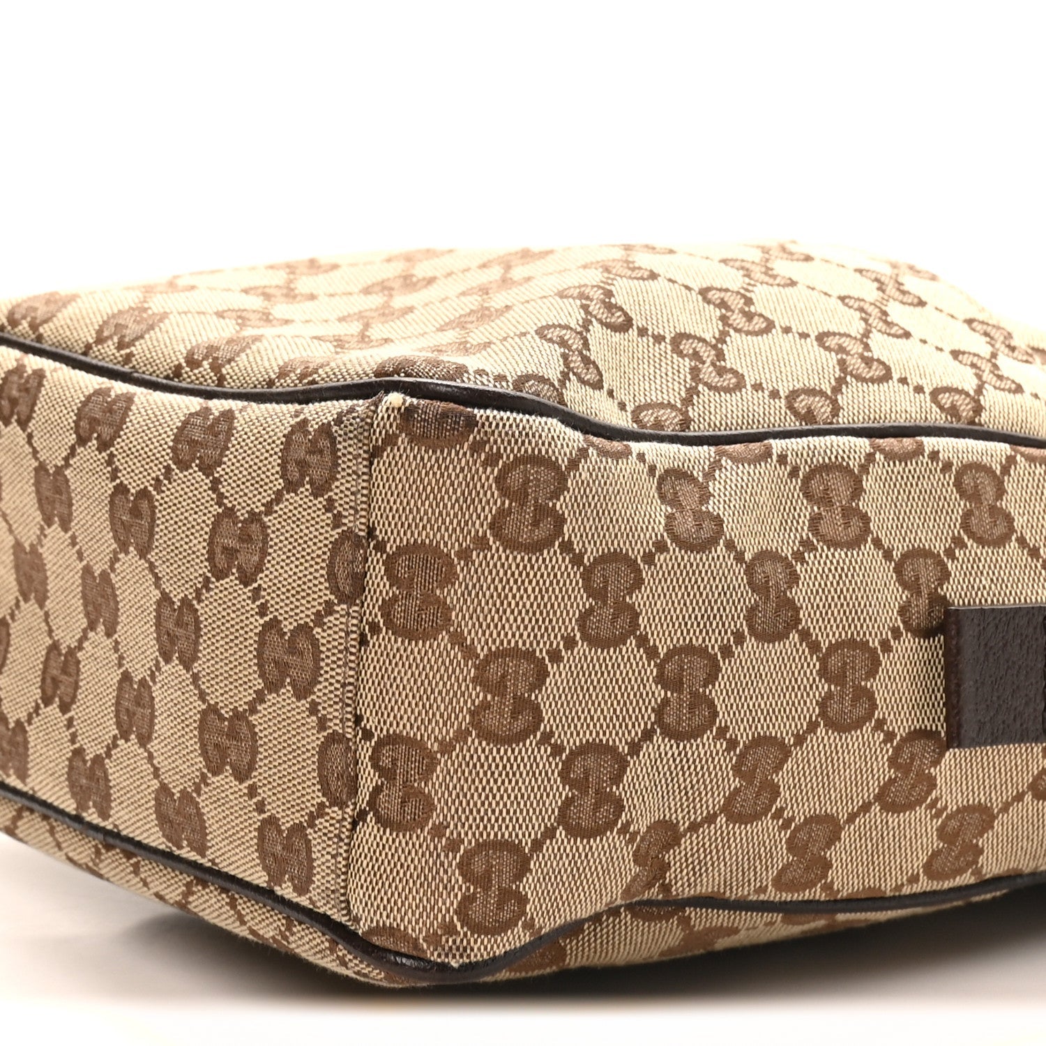 Gucci Monogram Messenger Bag Brown