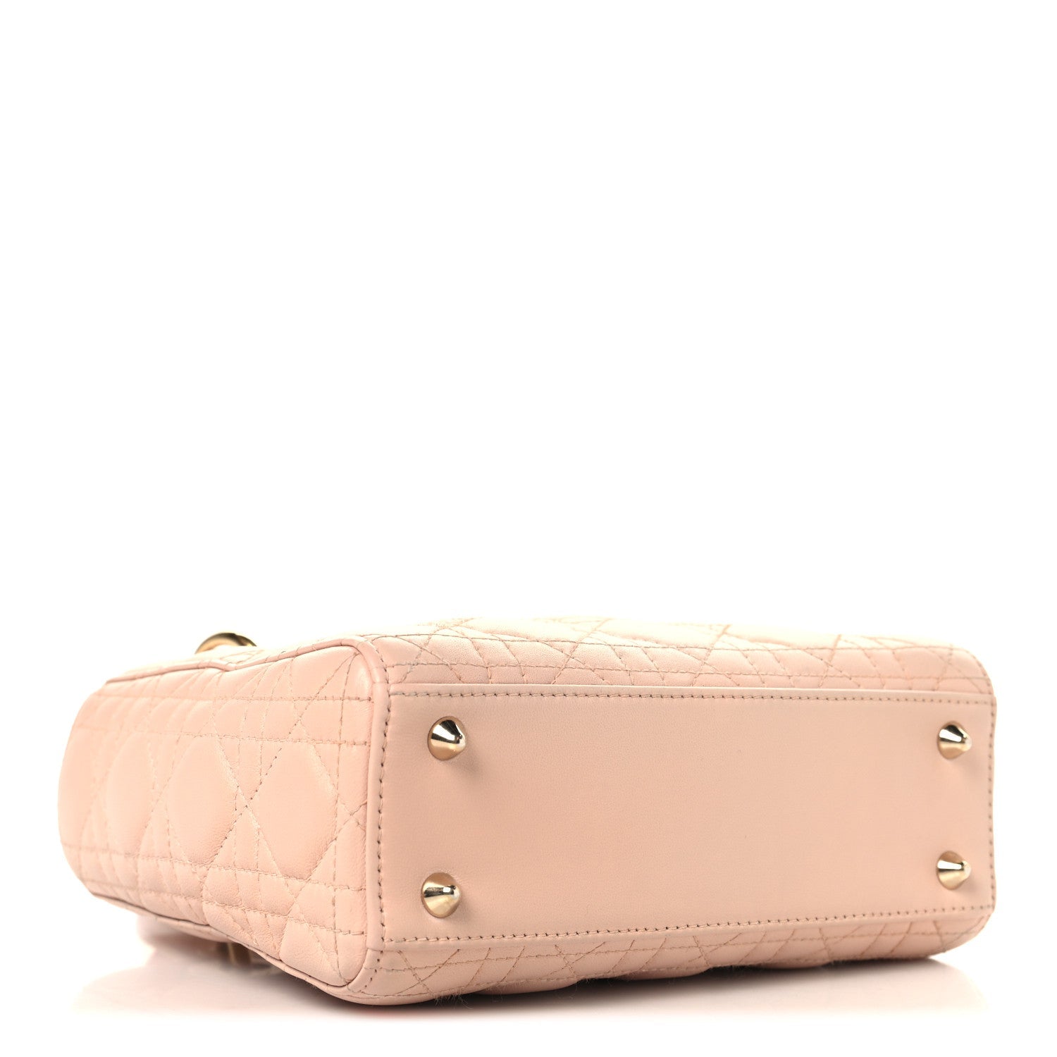 Christian Dior Lambskin Cannage Small My ABCDior Lady Dior Light Pink