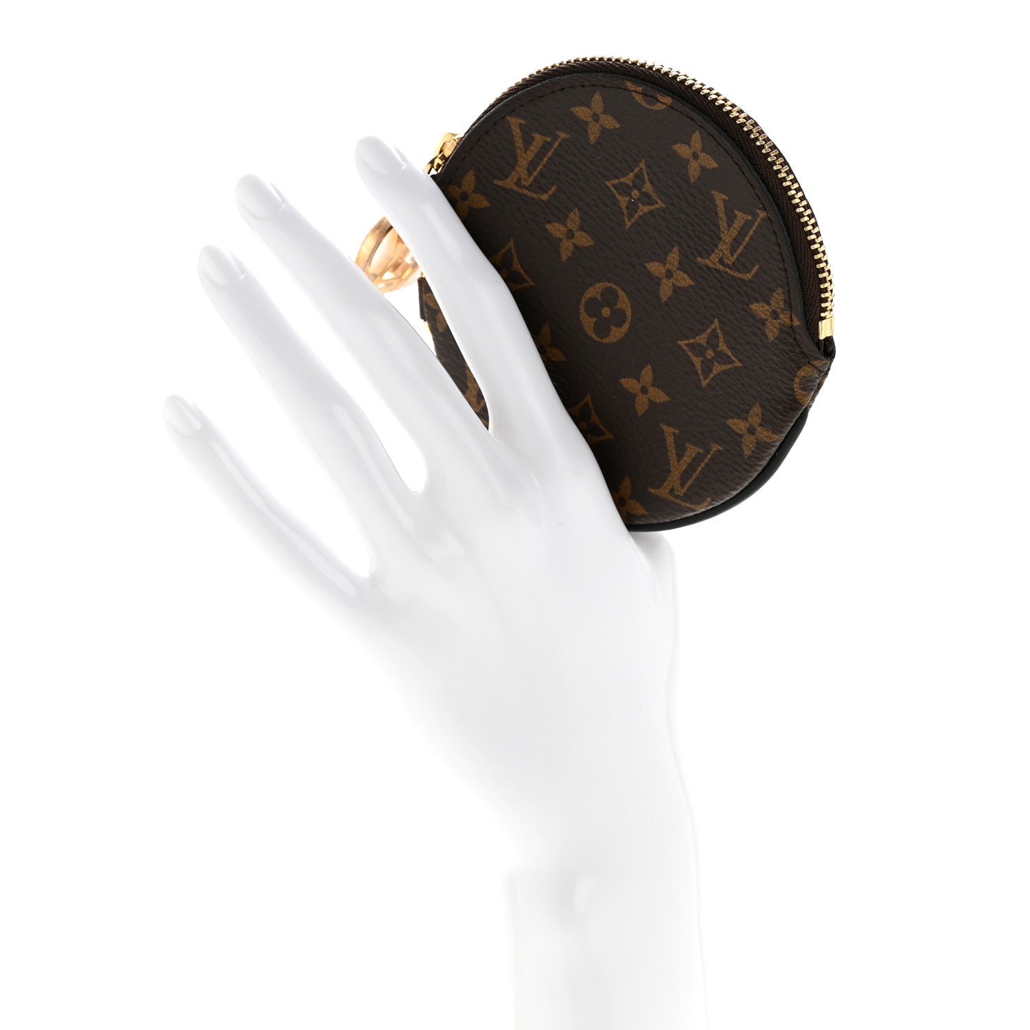 Louis Vuitton Mini Monogram Trio Pouch Round Coin Purse
