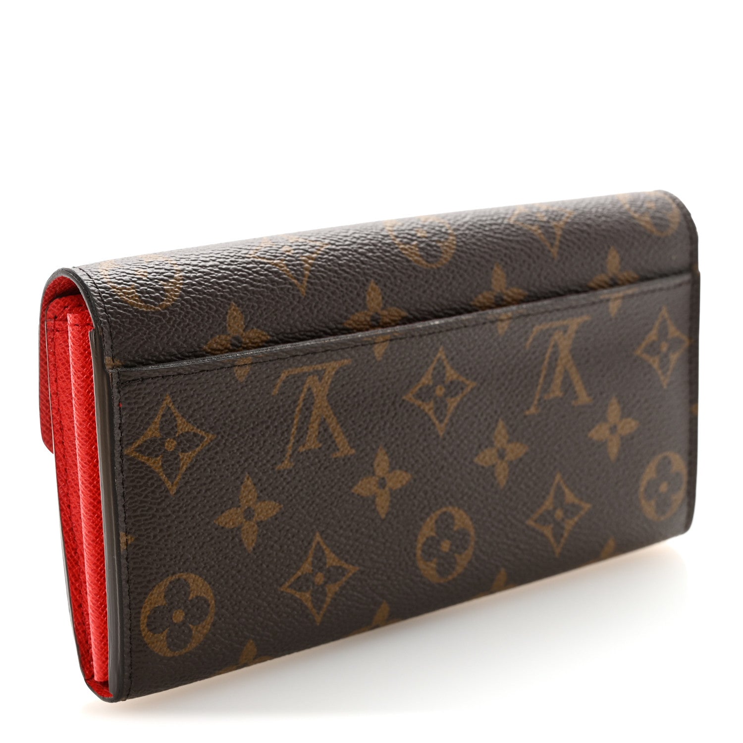 Louis Vuitton Monogram Sarah Wallet NM Coquelicot