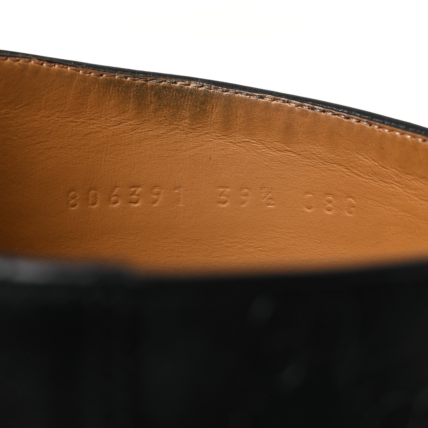 Gucci Guccissima Real Betis Glamour Calfskin Michelangelo Slim Horsebit Riding Boots 39.5 Black