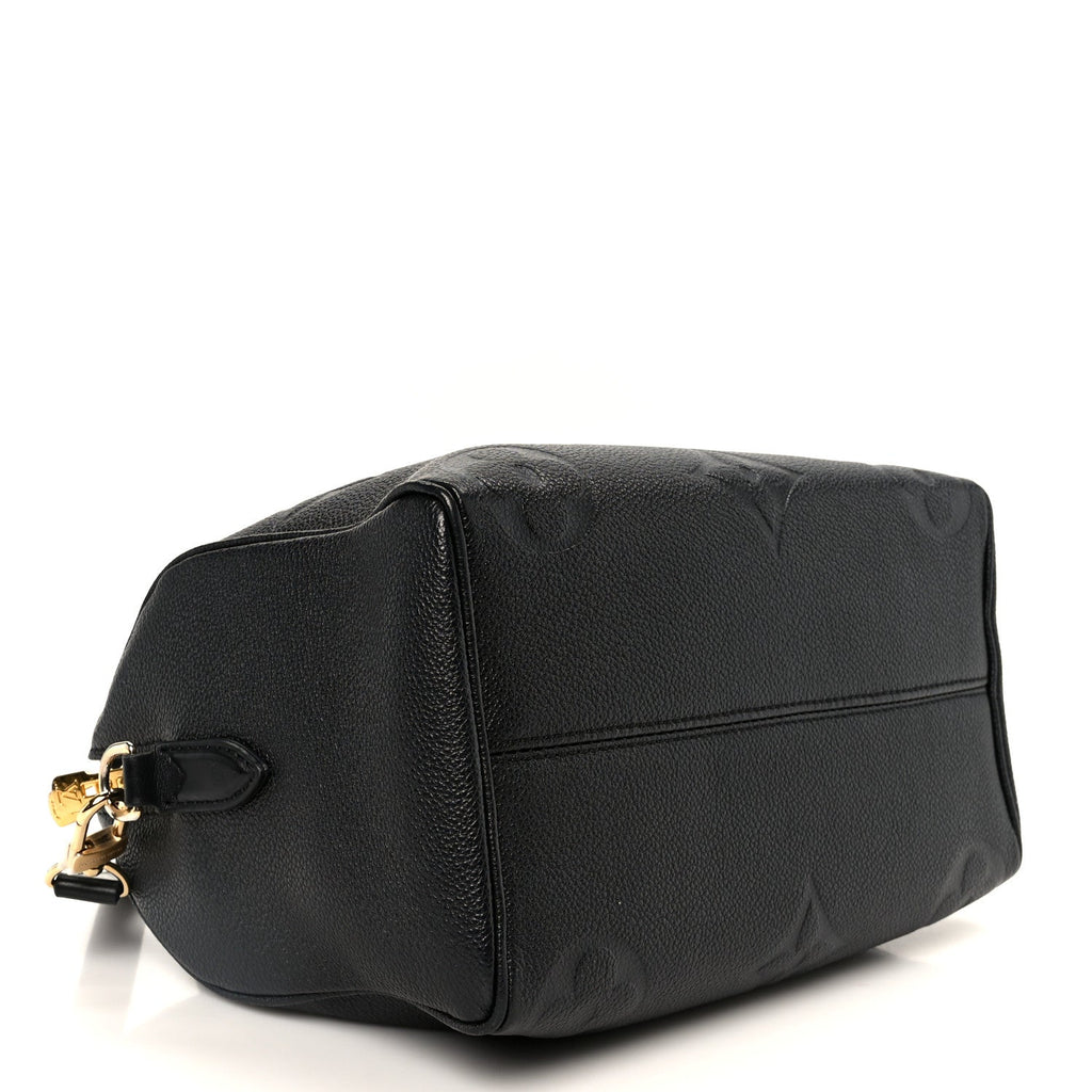 Louis Vuitton Empreinte Monogram Giant Speedy Bandouliere 25 Black