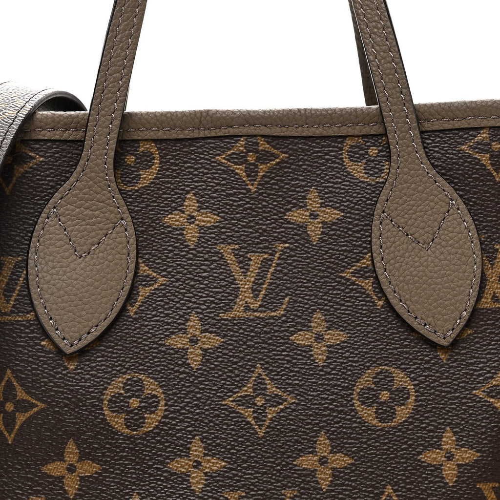 Louis Vuitton Monogram Neverfull Inside Out Bandouliere BB Dark Fango