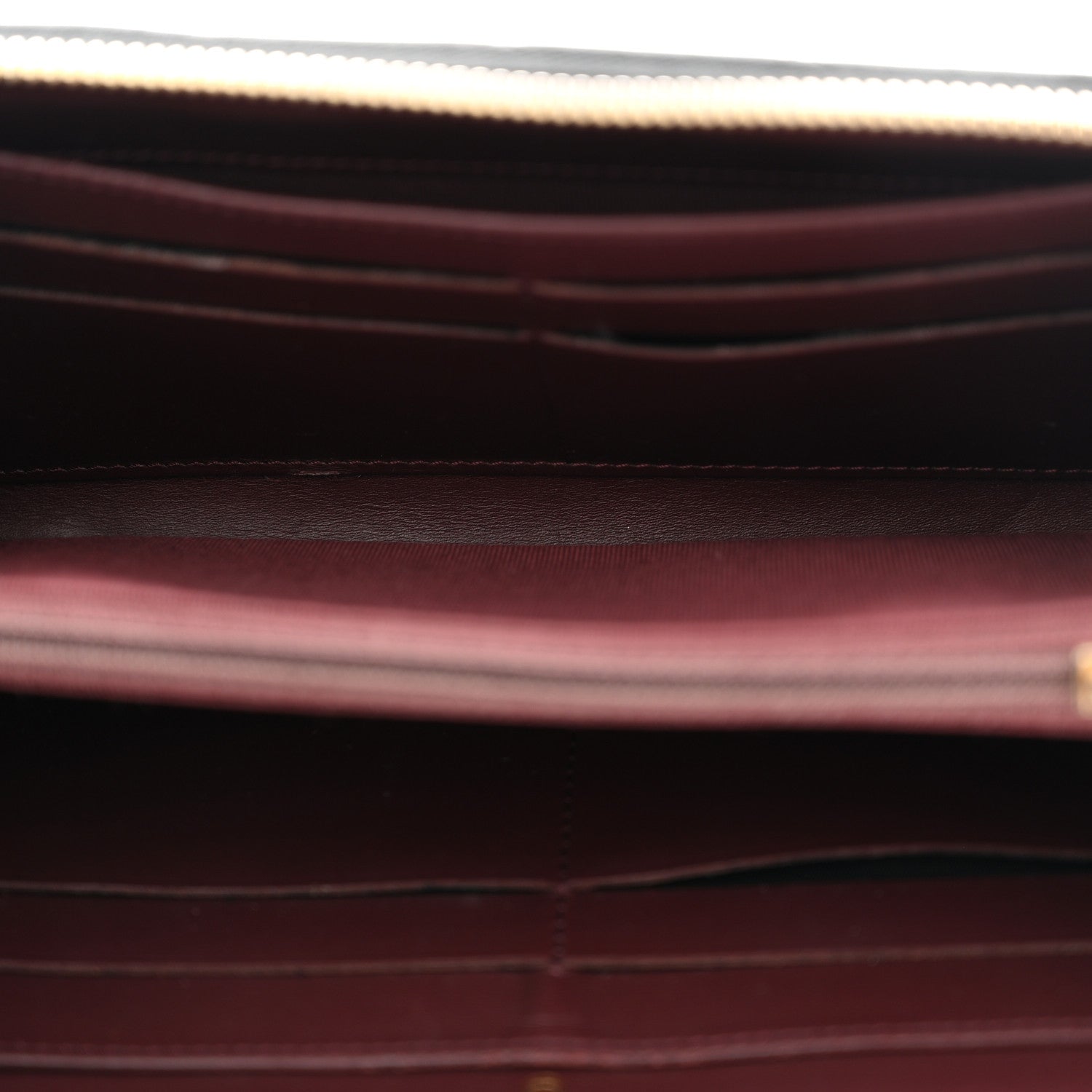 Caviar Quilted Large Gusset Zip Around Wallet Black