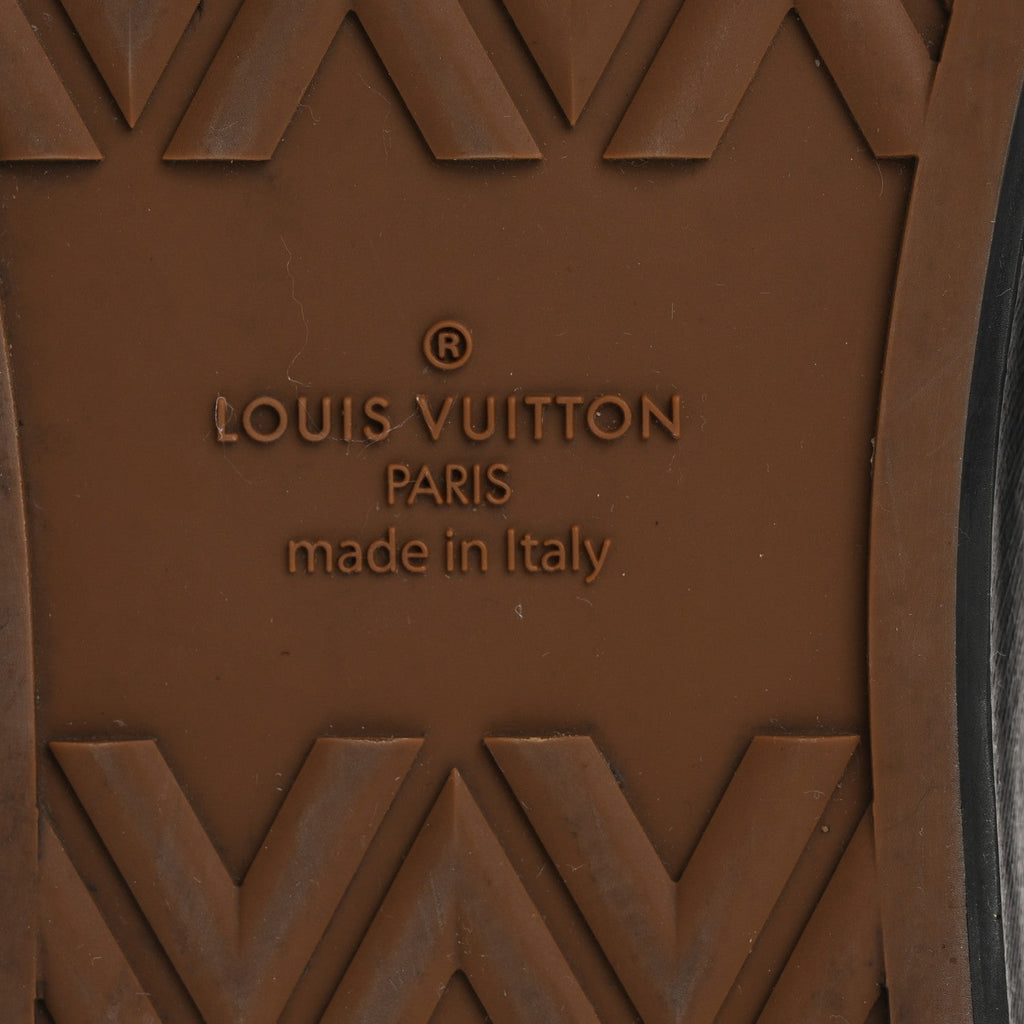 Louis Vuitton Calfskin LV Tattoo Sneaker Boots 8 Black