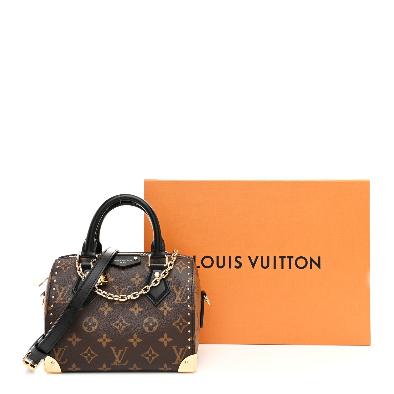 Louis Vuitton Reverse Monogram Speedy Trunk 20