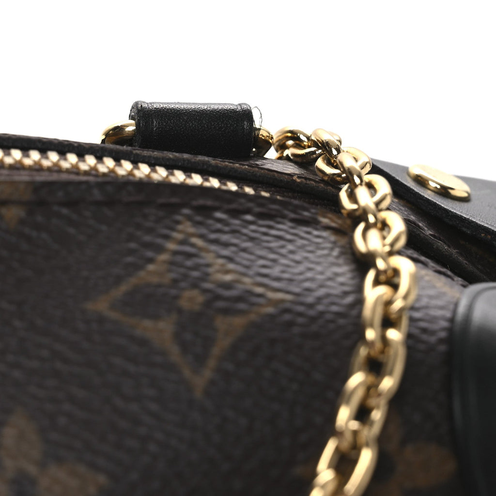 Louis Vuitton Monogram Petite Malle Souple Black