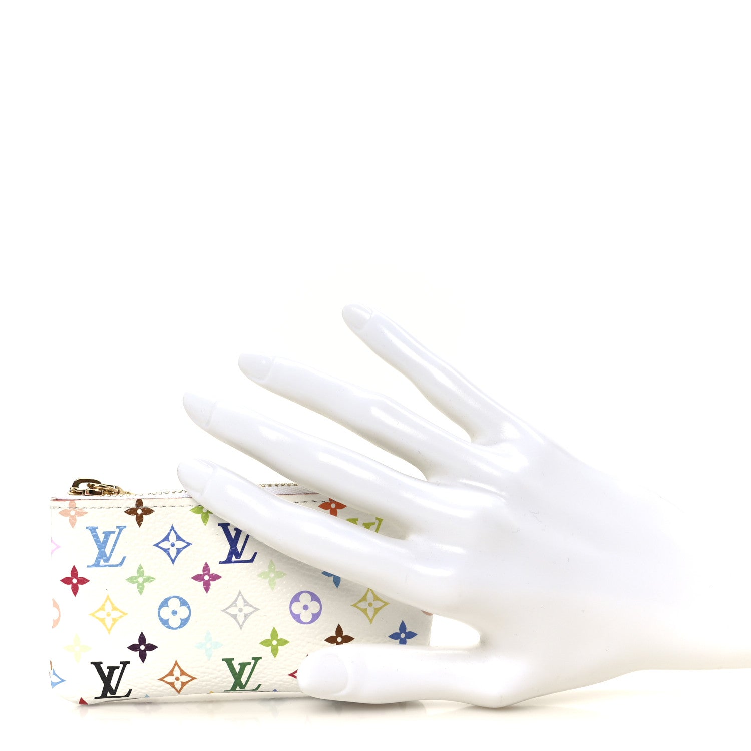Louis Vuitton LV X TM Monogram Multicolor Key Pouch White
