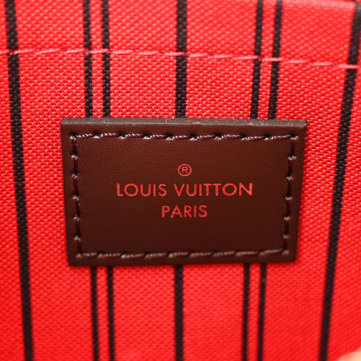 Louis Vuitton Damier Ebene Neverfull MM GM Pochette